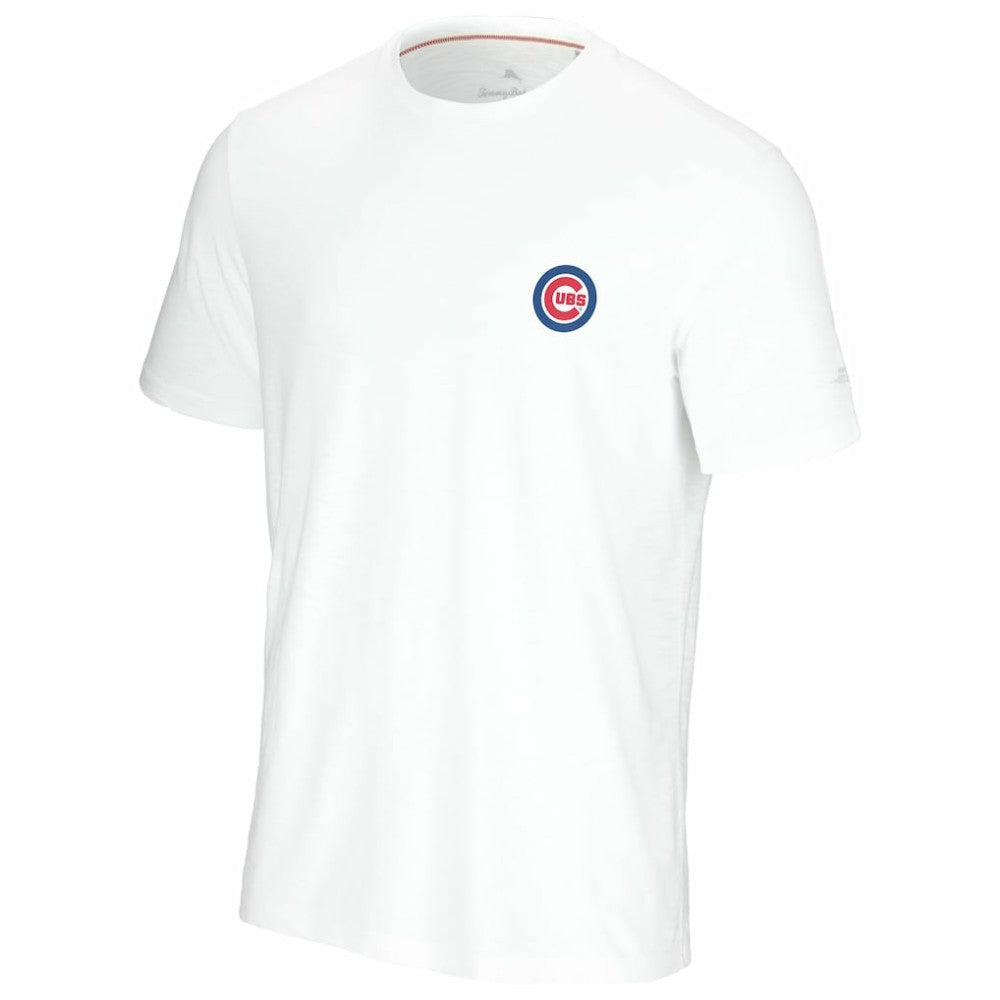 White Chicago Cubs Tommy Bahama Playa Ball T-Shirt