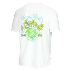 White Chicago Cubs Tommy Bahama Playa Ball T-Shirt