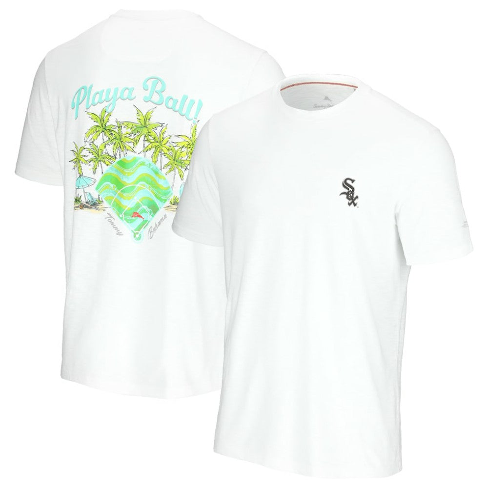 White Chicago White Sox Tommy Bahama Playa Ball T-Shirt