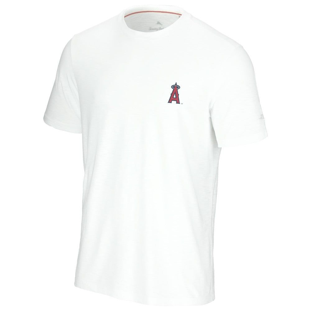 White Los Angeles Angels Tommy Bahama Playa Ball T-Shirt