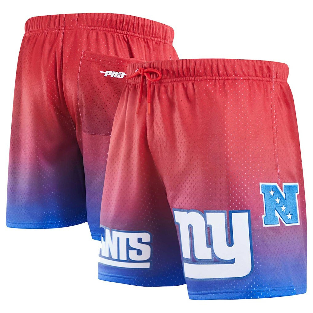 Pro Standard Ombre Mesh Shorts - New York Giants Shorts