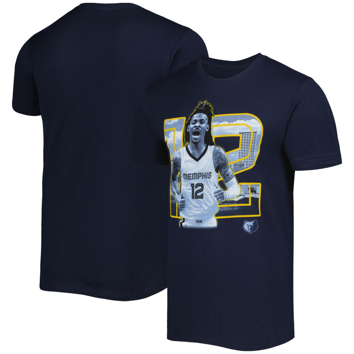 Ja Morant Memphis Grizzlies Stadium Essentials Unisex Player Skyline T-Shirt
