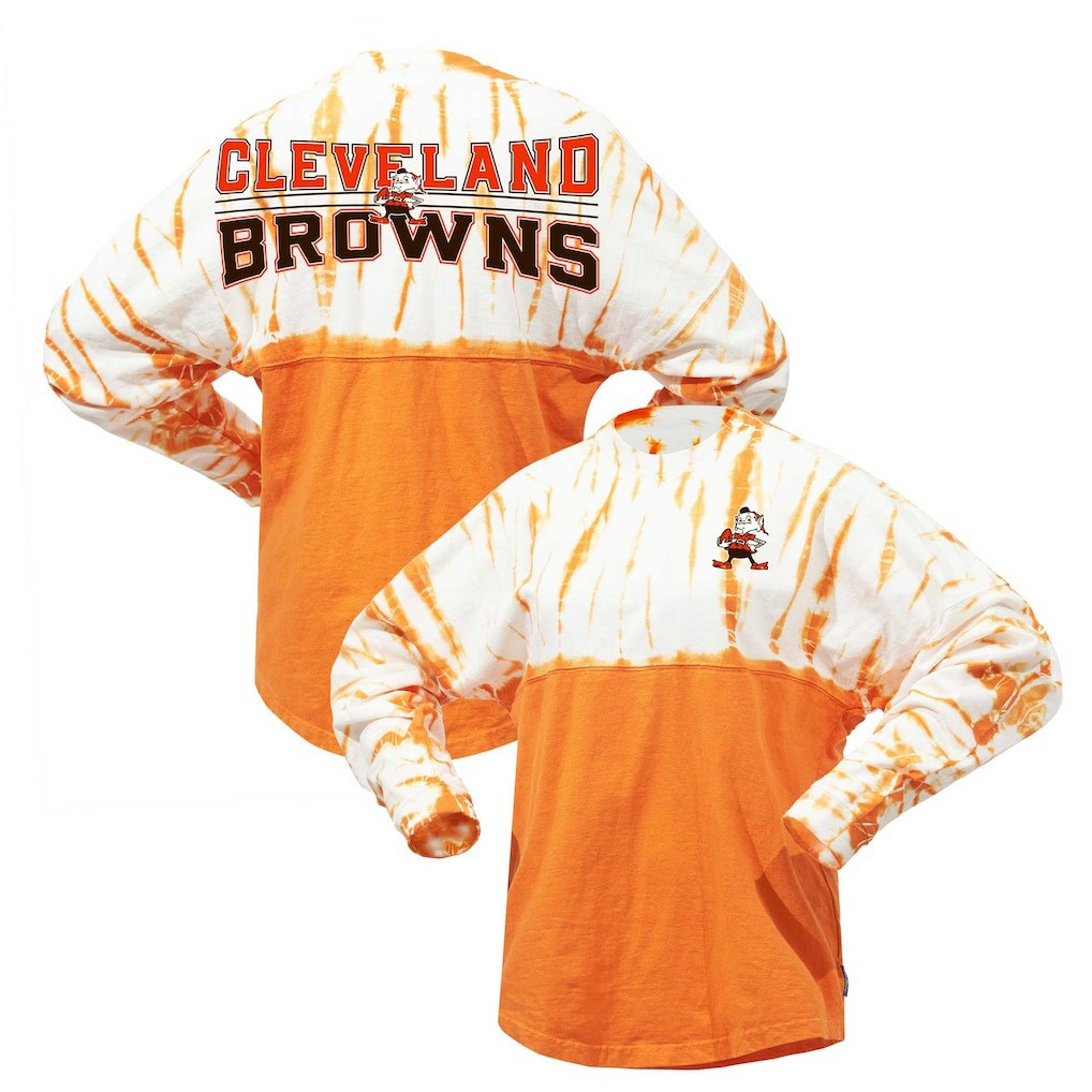 Women's Vintage Bamboo Spirit Jersey Long Sleeve T-Shirt - Cleveland Browns T-shirts