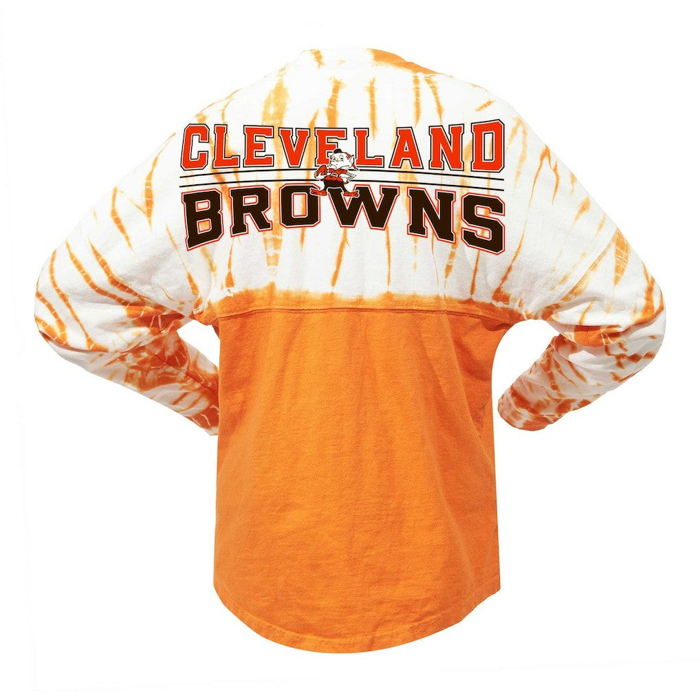 Women's Vintage Bamboo Spirit Jersey Long Sleeve T-Shirt - Cleveland Browns T-shirts