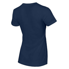 Navy Washington Nationals Tiny Turnip Women's Baseball Flag T-Shirt