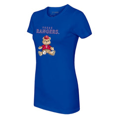 Royal Texas Rangers Tiny Turnip Women's Teddy Boy T-Shirt