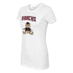 White Arizona Diamondbacks Tiny Turnip Women's Teddy Boy T-Shirt