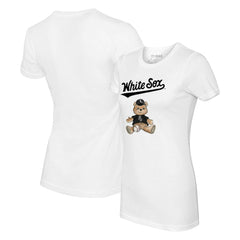 White Chicago White Sox Tiny Turnip Women's Teddy Boy T-Shirt