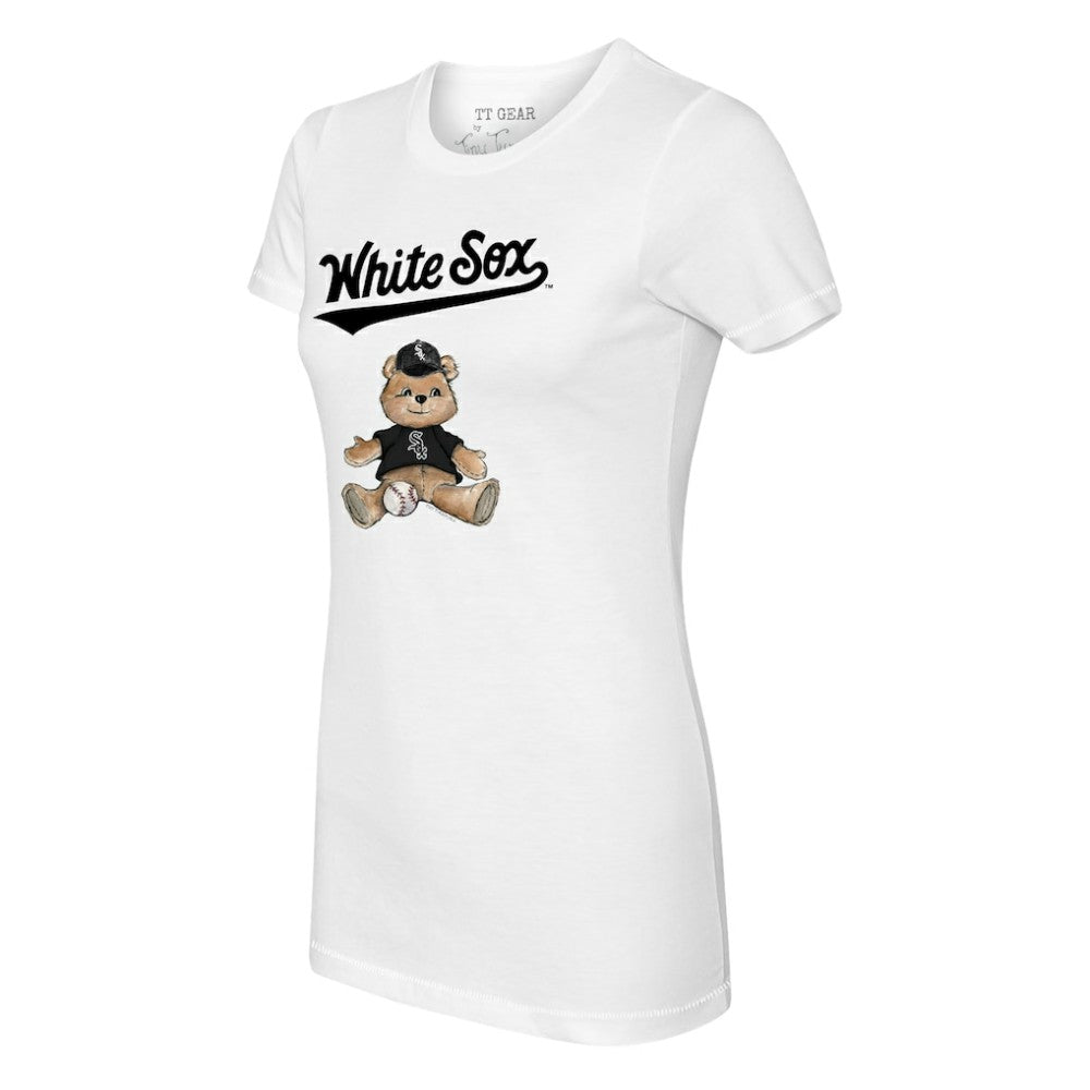 White Chicago White Sox Tiny Turnip Women's Teddy Boy T-Shirt