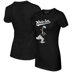 Black Chicago White Sox Tiny Turnip Women's Bronto T-Shirt