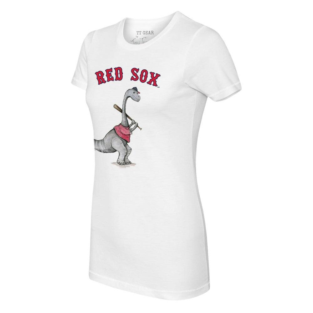 White Boston Red Sox Tiny Turnip Women's Bronto T-Shirt