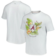 White Atlanta Braves Tommy Bahama Island League T-Shirt
