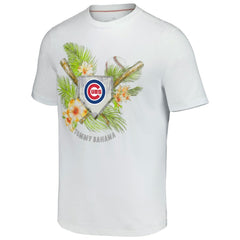 White Chicago Cubs Tommy Bahama Island League T-Shirt