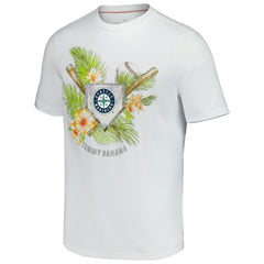 White Seattle Mariners Tommy Bahama Island League T-Shirt