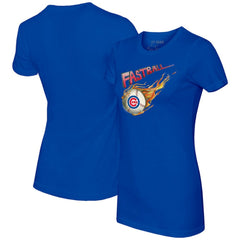 Royal Chicago Cubs Tiny Turnip Women's Fastball T-Shirt