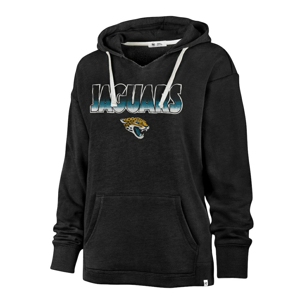 '47 Women's Color Rise Kennedy Pullover Hoodie - Jacksonville Jaguars Hoodies