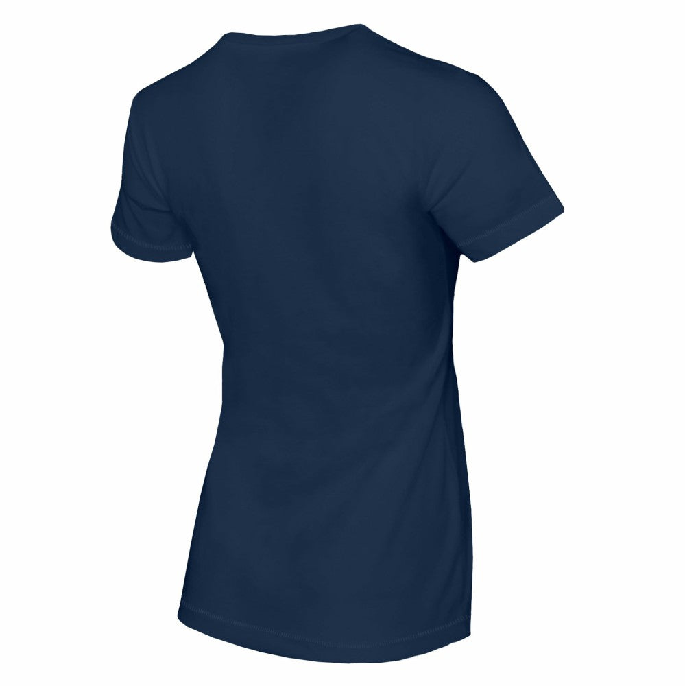 Navy Minnesota Twins Tiny Turnip Women's Heart Bat T-Shirt