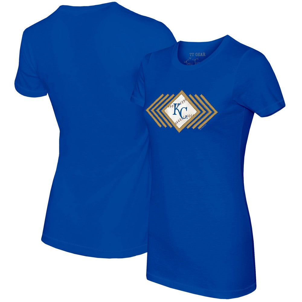 Royal Kansas City Royals Tiny Turnip Women's Prism Arrows T-Shirt