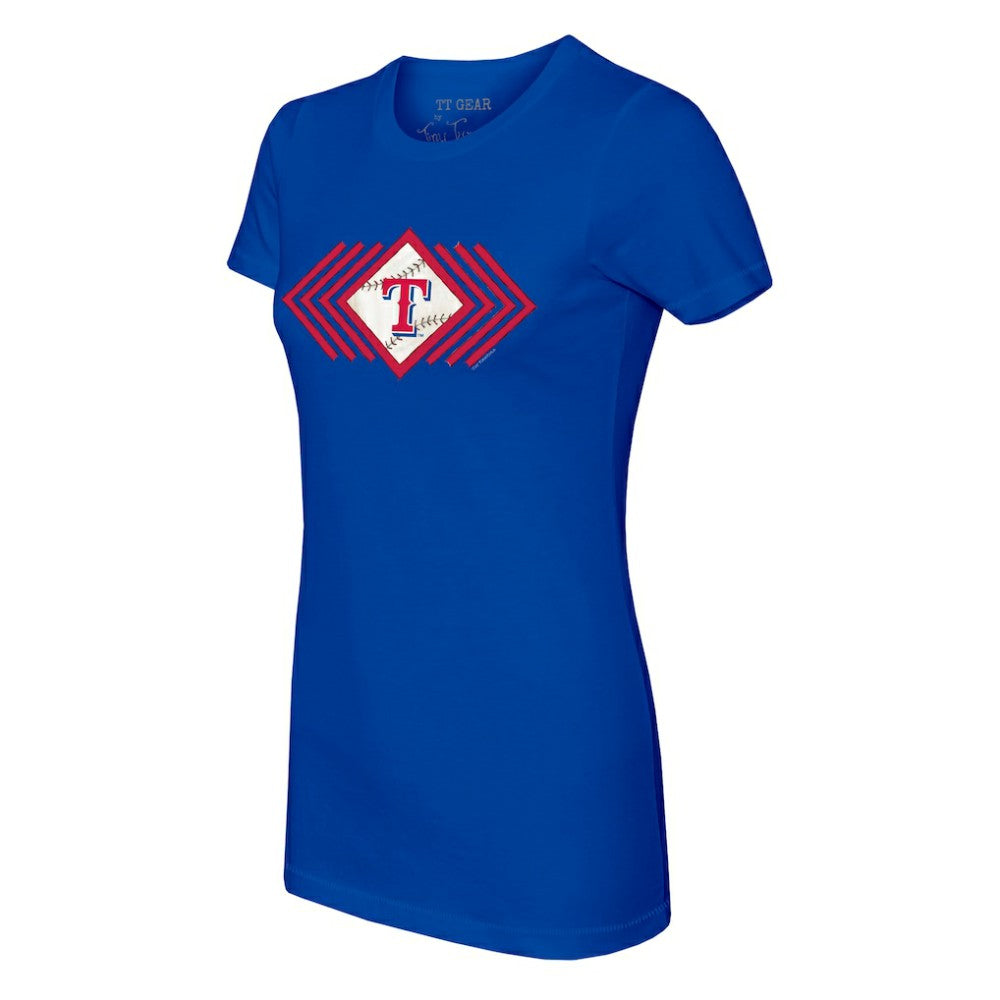 Royal Texas Rangers Tiny Turnip Women's Prism Arrows T-Shirt
