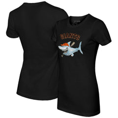 Black San Francisco Giants Tiny Turnip Women's Shark T-Shirt