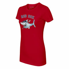 Red Boston Red Sox Tiny Turnip Women's Shark T-Shirt