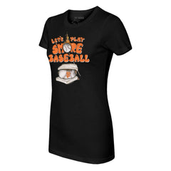 Black San Francisco Giants Tiny Turnip Women's Smores T-Shirt