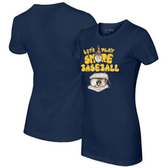 Navy Milwaukee Brewers Tiny Turnip Women's Smores T-Shirt