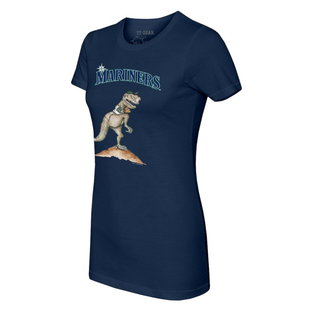 Navy Seattle Mariners Tiny Turnip Women's TT Rex T-Shirt