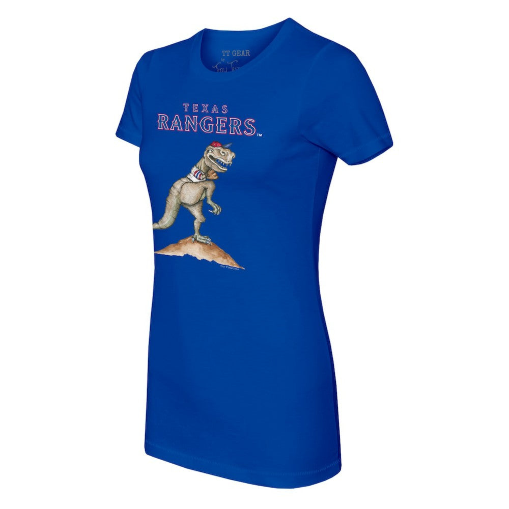 Royal Texas Rangers Tiny Turnip Women's TT Rex T-Shirt