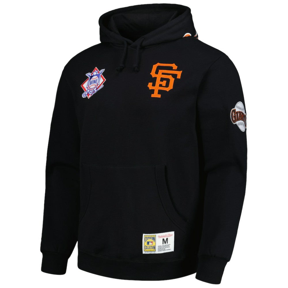Black San Francisco Giants Mitchell & Ness City Collection Pullover Hoodie