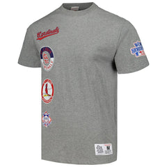 Heather Gray St. Louis Cardinals Mitchell & Ness Cooperstown Collection City Collection T-Shirt