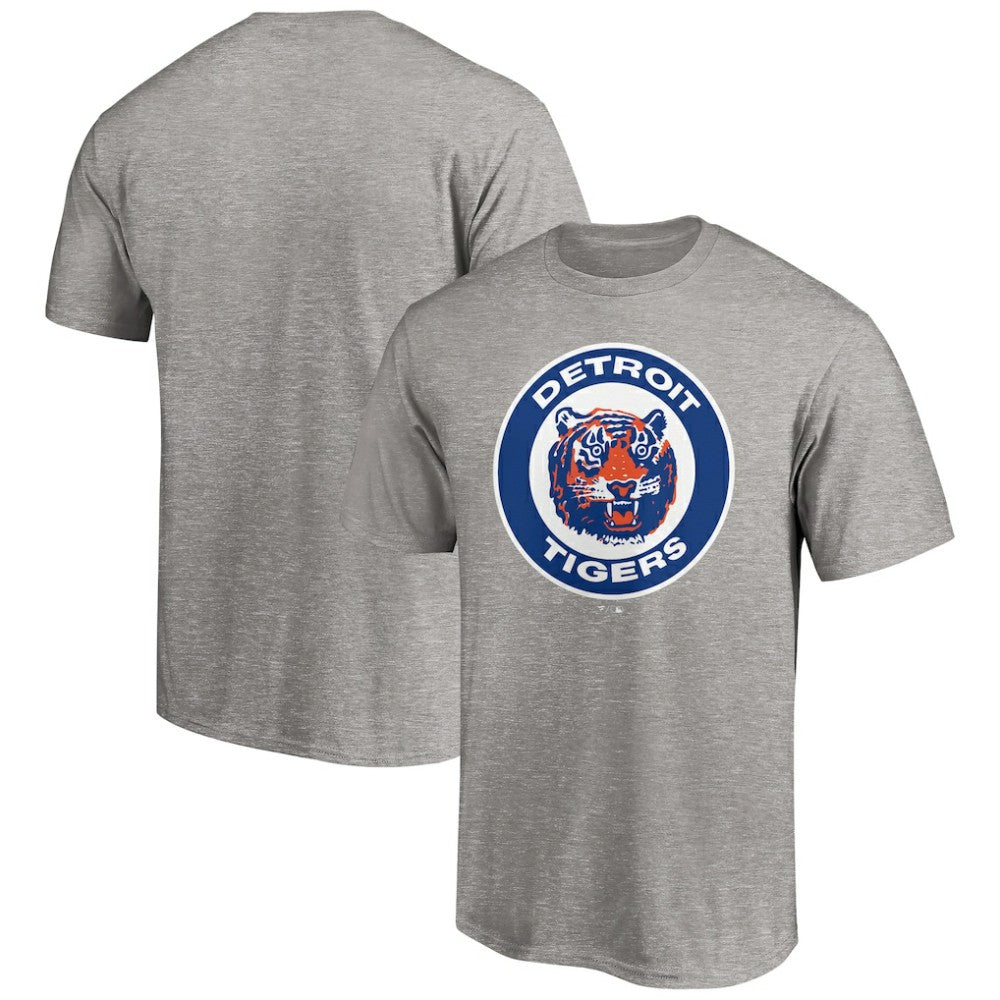 Heather Gray Detroit Tigers Cooperstown Collection Huntington T-Shirt
