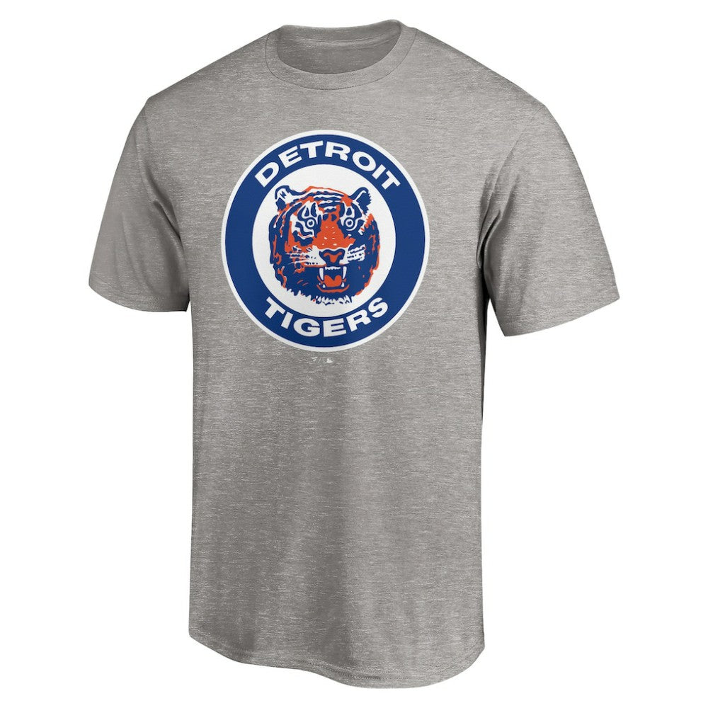Heather Gray Detroit Tigers Cooperstown Collection Huntington T-Shirt