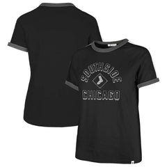 Black Chicago White Sox '47 Women's City Connect Sweet Heat Peyton T-Shirt
