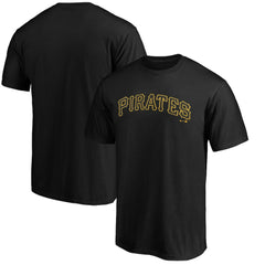Black Pittsburgh Pirates Official Wordmark Team T-Shirt
