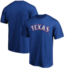 Royal Texas Rangers Official Team Wordmark T-Shirt