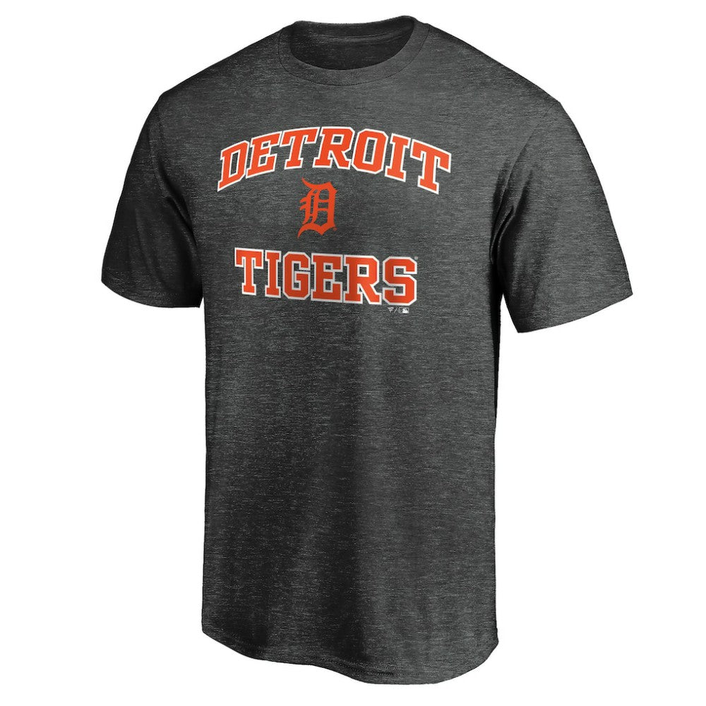 Charcoal Detroit Tigers Heart & Soul T-Shirt