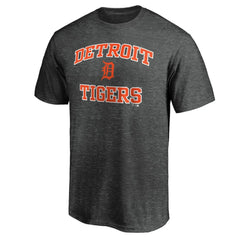 Charcoal Detroit Tigers Heart & Soul T-Shirt