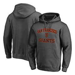 Charcoal San Francisco Giants Heart & Soul Pullover Hoodie