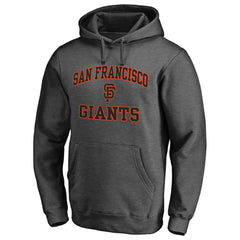 Charcoal San Francisco Giants Heart & Soul Pullover Hoodie