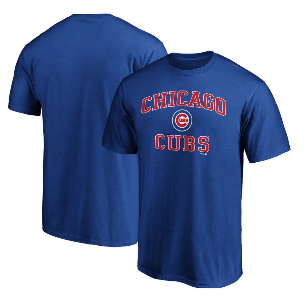 Royal Chicago Cubs Heart & Soul Team Logo T-Shirt