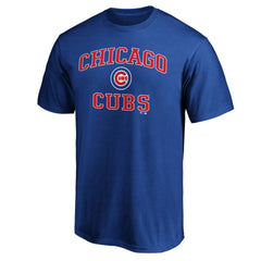 Royal Chicago Cubs Heart & Soul Team Logo T-Shirt
