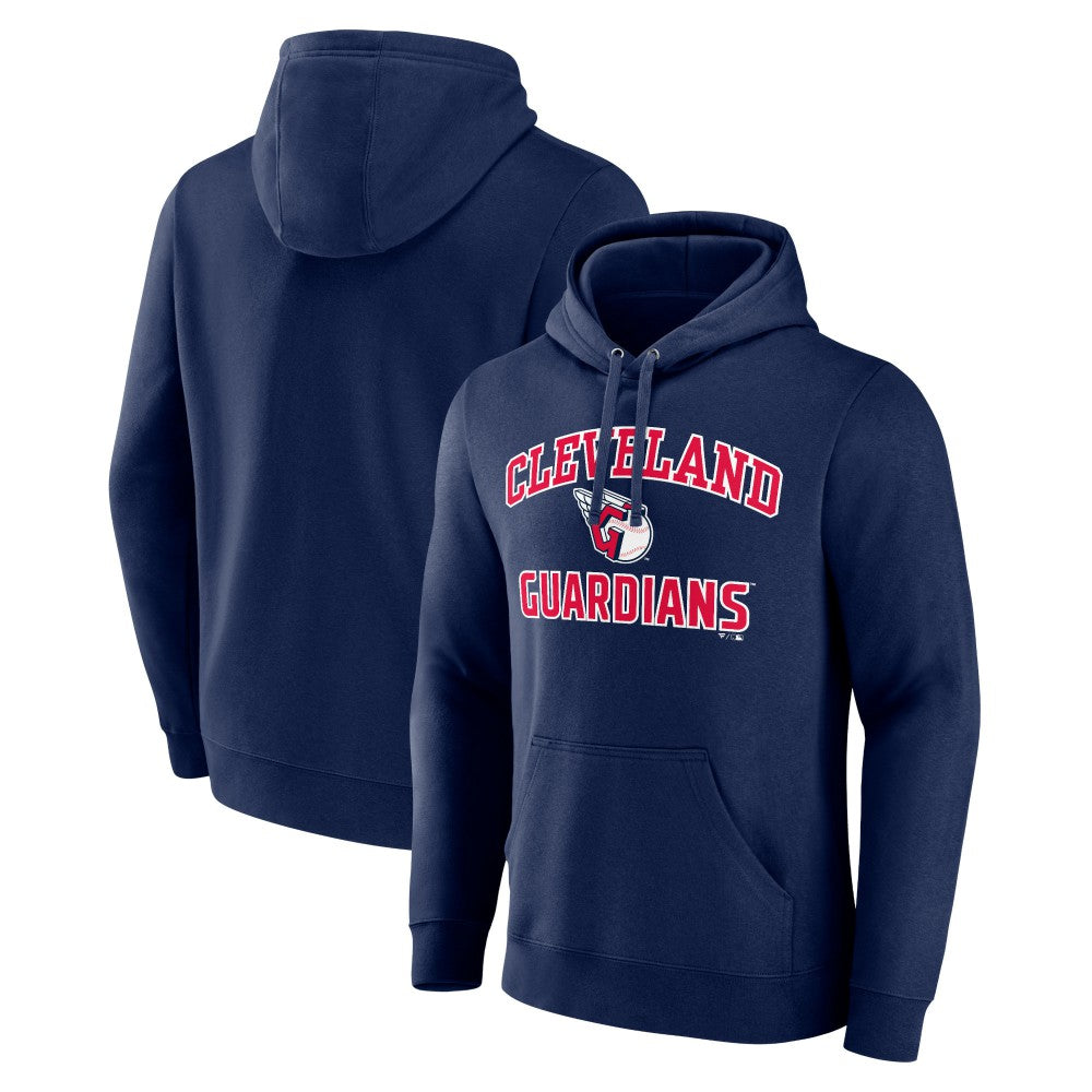 Navy Cleveland Guardians Heart & Soul Pullover Hoodie