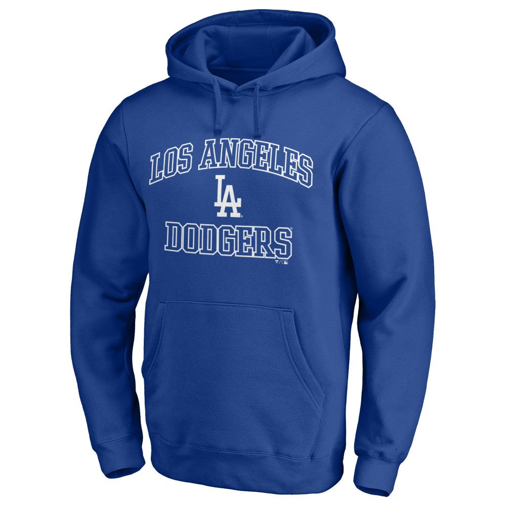 Royal Los Angeles Dodgers Heart & Soul Pullover Hoodie