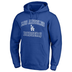 Royal Los Angeles Dodgers Heart & Soul Pullover Hoodie