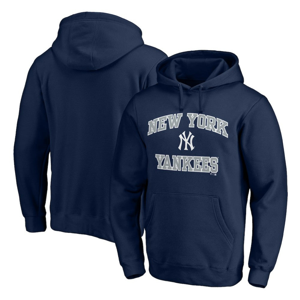 Navy New York Yankees Heart & Soul Pullover Hoodie