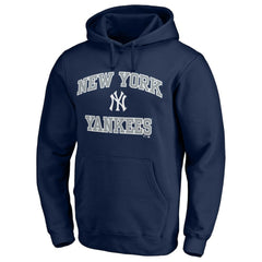 Navy New York Yankees Heart & Soul Pullover Hoodie