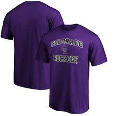 Purple Colorado Rockies Heart & Soul T-Shirt