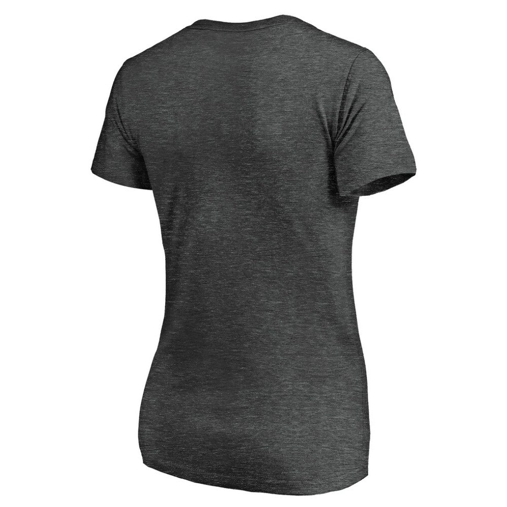 Charcoal Athletics Women's Core Team Lock Up V-Neck T-Shirt