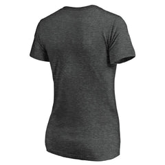 Charcoal Athletics Women's Core Team Lock Up V-Neck T-Shirt